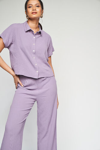 Solid Staple Co-ords Set, Lilac, image 3